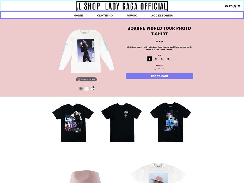 shop.ladygaga.com